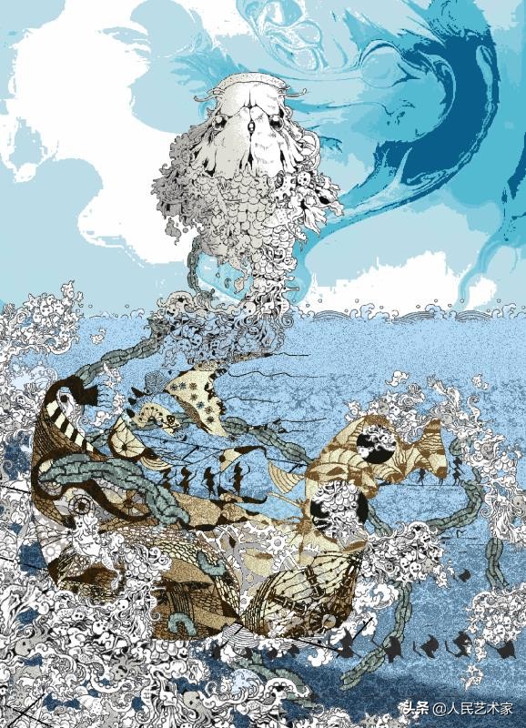 《山海經》裡的遠古異獸，在他的筆下活了過來