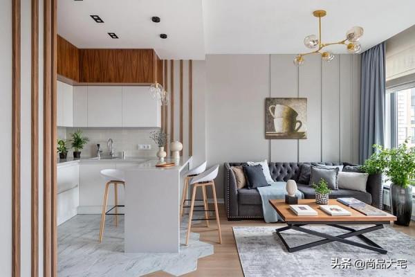 發現一位52歲阿姨的家，48㎡的家裝修得時尚大氣，一個人住剛剛好