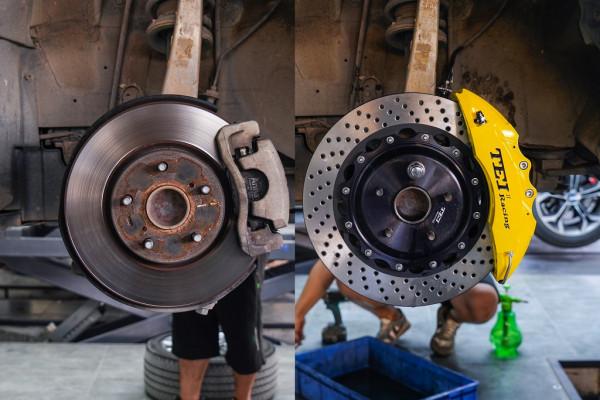 剎車卡鉗,豐田銳志改裝TEI Racing P60ES街道效能剎車卡鉗套裝 剎車卡鉗,豐田銳志改裝TEI Racing P60ES街道效能剎車卡鉗套裝