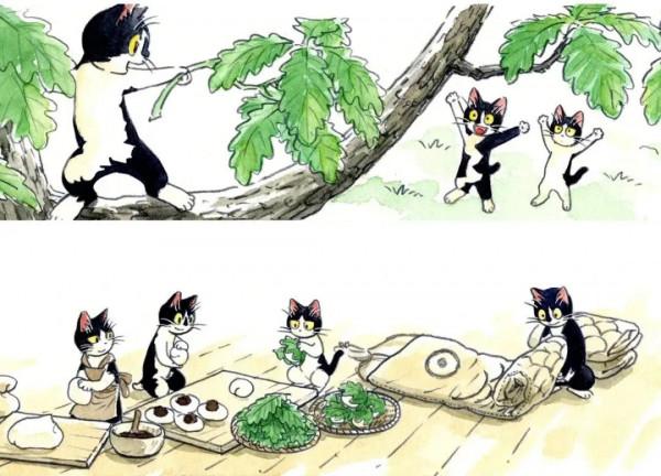 貓貓的一天，煮飯釣魚還有種菜？