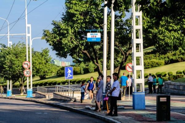 從朝鮮新義州到平壤，平壤和其他地區差別很大