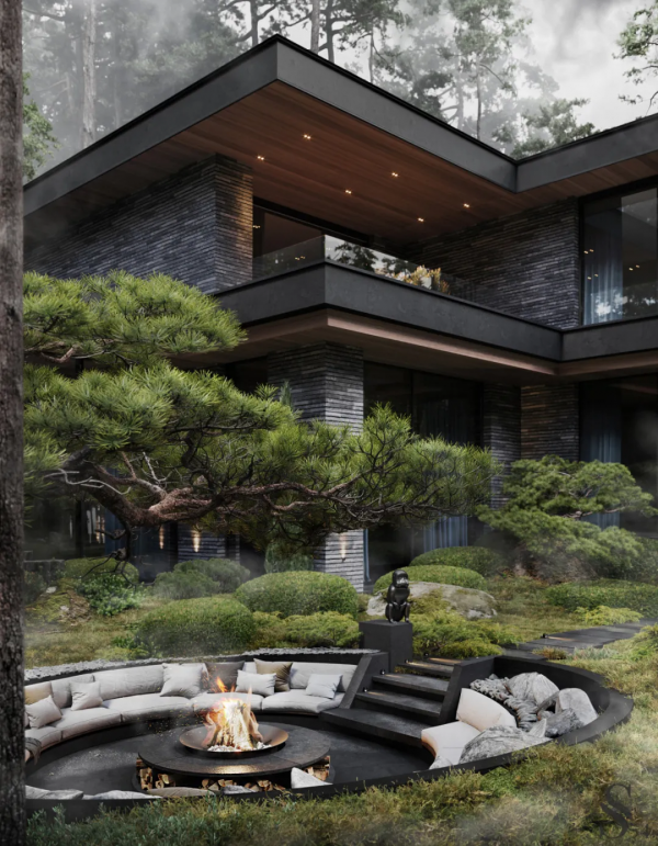 900㎡，大膽的奢華風