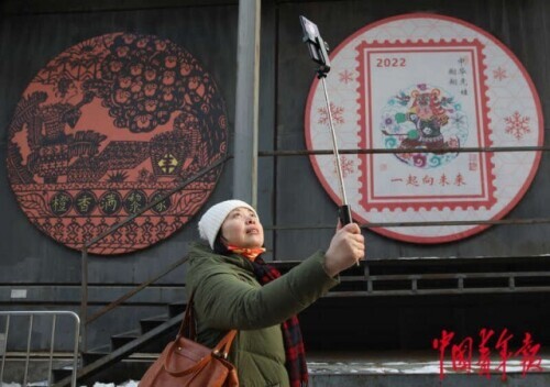 中軸線旁的年畫走廊 濃縮著歷史、現在和未來