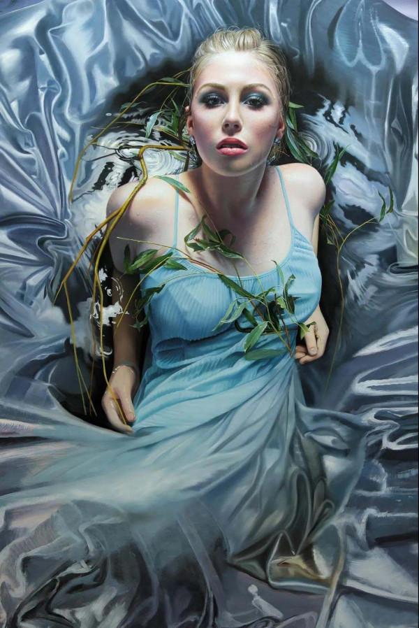 比利時藝術家 Christiane Vleugels超現實主義風格繪畫作品