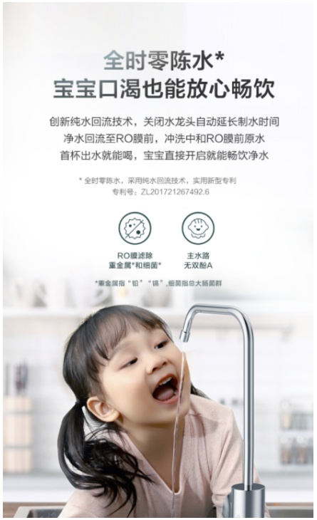 零陳水暢飲不等待 美的澎湃1200G淨水機智享健康飲水新方式