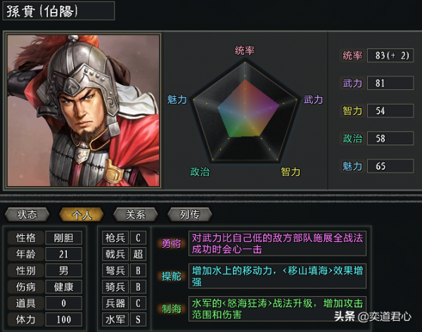 三國志11大浪淘沙：孫吳早期的陸戰頂尖，董卓時期最有望一統華夏