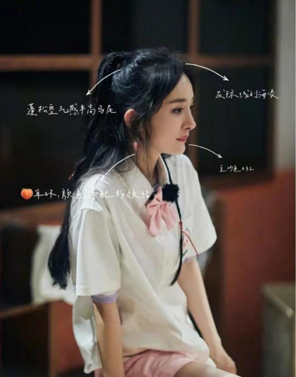 4種公認的“少女感發型”，不化妝也好看，快跟著楊冪學起來