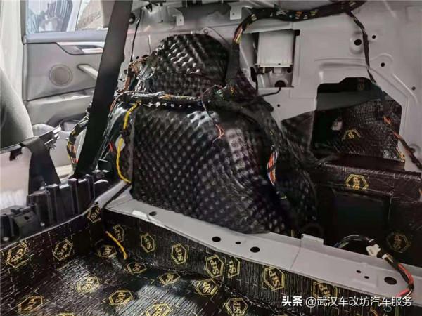針對處理隔音全面提升 武漢歌德寶馬X1汽車隔音改裝