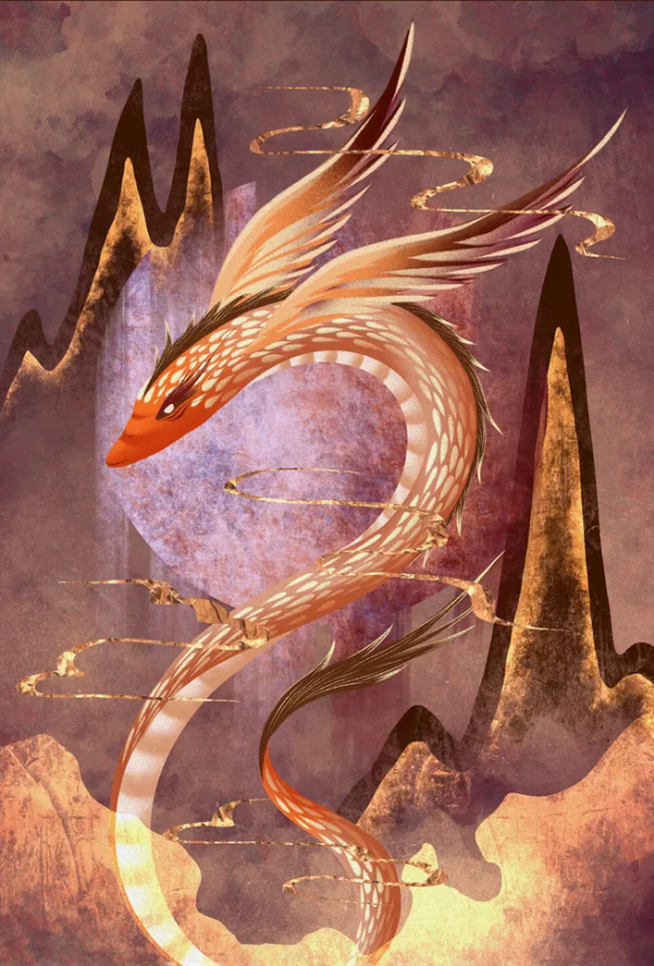 山海經神獸之虎蛟/蛇尾魚