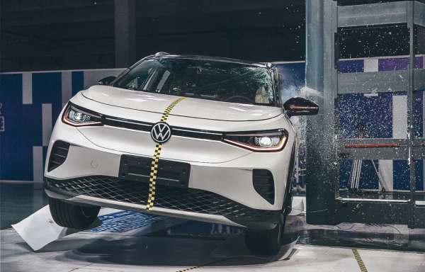 假人傷害評價全優 一汽大眾ID.4 CROZZ側柱碰成績公佈