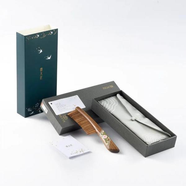 譚木匠 禮盒鑲齒梳花漫L 禮盒鑲齒梳花漫L開搶啦