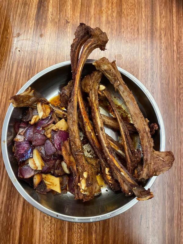 空氣炸鍋烤羊排 空氣炸鍋烤羊排