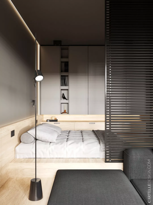 38㎡小戶型,臥室、吧檯、工作區,一個都不少,通透又實用 38㎡小戶型,臥室、吧檯、工作區,一個都不少,通透又實用