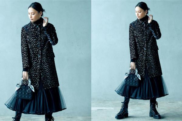 某日雜10月時尚穿搭排名，簡約針織衫與全黑搭配，深受大家喜歡