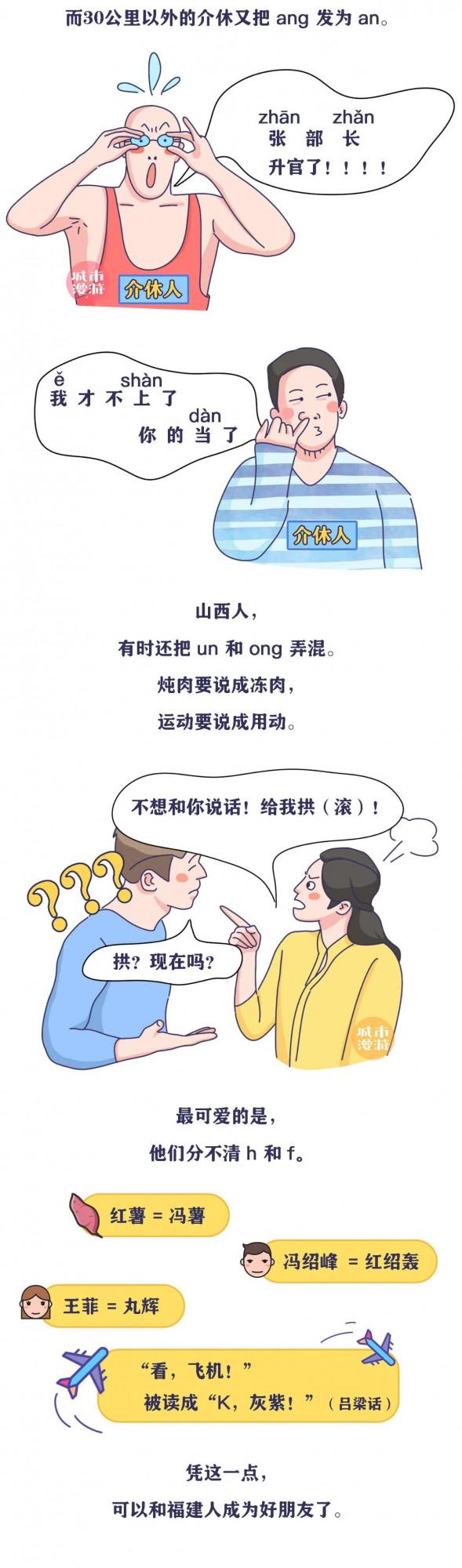 山西，山西話是連山西人都聽不懂的話