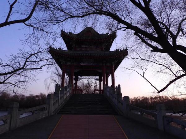 初冬頤和園 西堤觀六橋