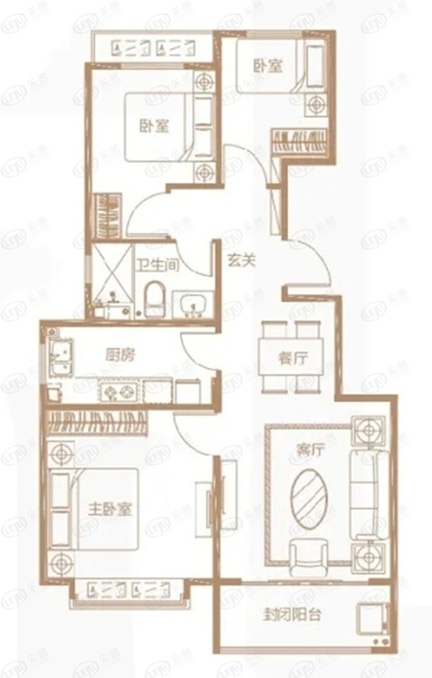 好住丨總價280萬起買精裝洋房 恆大上和府戶型解析 好住丨總價280萬起買精裝洋房 恆大上和府戶型解析
