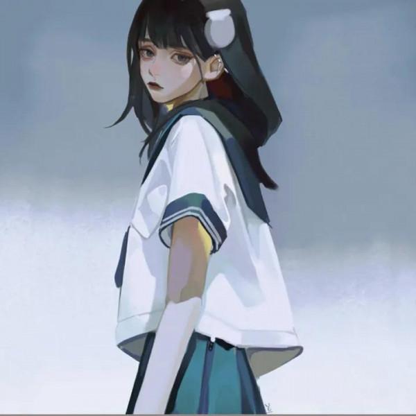 溫柔ins個性動漫女頭像