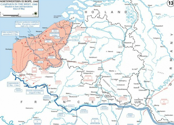 從“施利芬計劃”到“黃色方案”-“敦刻爾克”背後的故事（下）