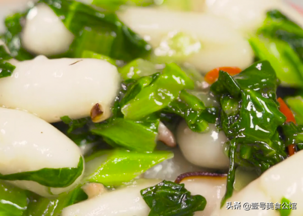 鮮嫩味美的芥藍炒年糕，簡單易學，好吃又解饞，吃一次念念不忘