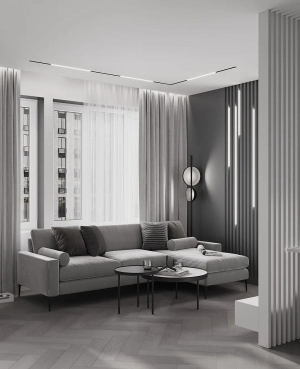 黑白空間，純淨的靈動