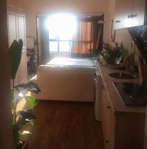 曬曬我200萬在北京買的27平單身公寓,廚房離床只有2米,誰見過? 曬曬我200萬在北京買的27平單身公寓,廚房離床只有2米,誰見過?