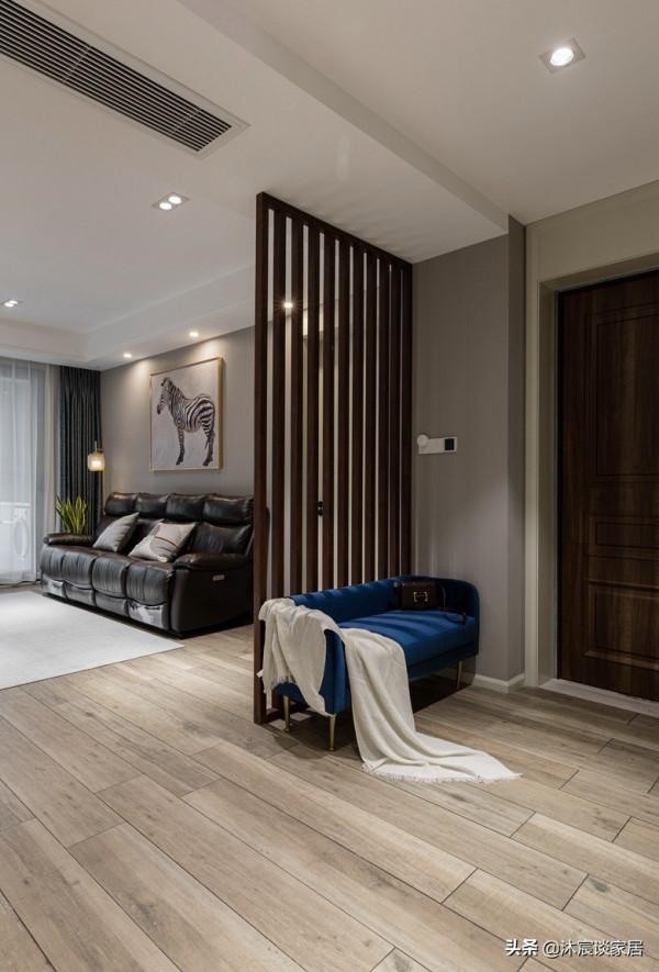 “雙眼皮”吊頂，開放式廚房，她家現代時尚，暖暖的北歐風超治癒