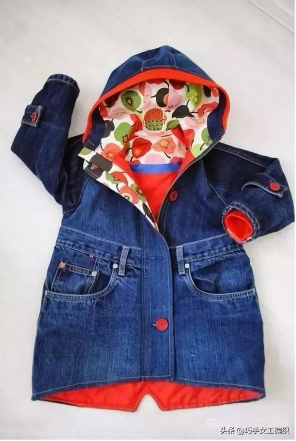孩子的衣服不用買，幾條舊牛仔褲改造，穿都穿不完！（附教程）