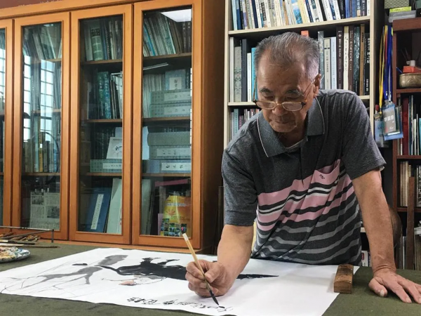 水墨大師李轂摩81書畫展臺中展出 捐贈作品典藏臺中綠美圖 水墨大師李轂摩81書畫展臺中展出 捐贈作品典藏臺中綠美圖