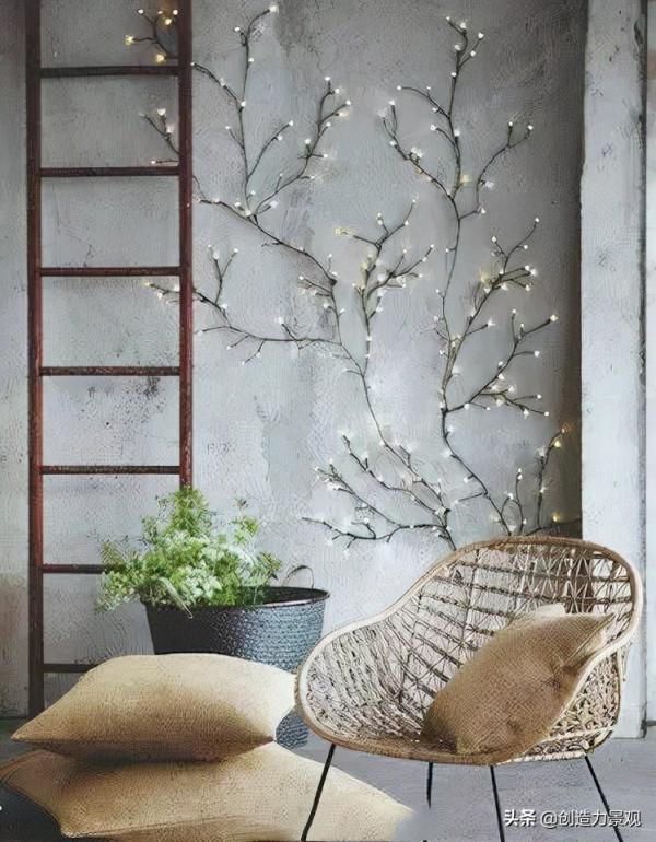 「創意手工」樹枯了別扔，改造成景觀燈具，真是美麗極了