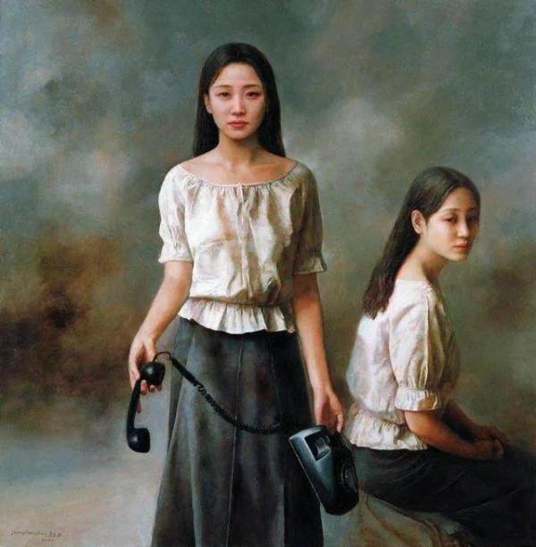 藝術家袁正陽的油畫作品欣賞，樸實無華的藝術