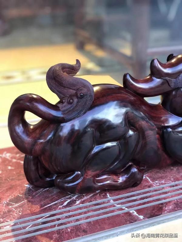 巨無霸「漢代款•貔貅」帝王紫油梨材質 巨無霸「漢代款•貔貅」帝王紫油梨材質