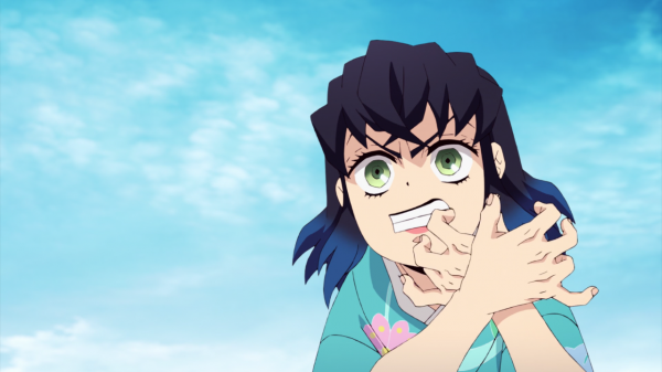 《鬼滅之刃遊郭篇》灶門炭治郎和嘴平伊之助，日常“夫妻”拌嘴