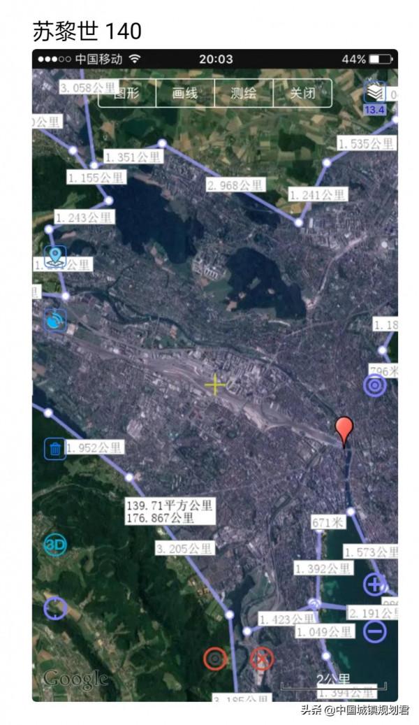 整個歐洲建成區面積超過100平方公里的城市還沒有中國多