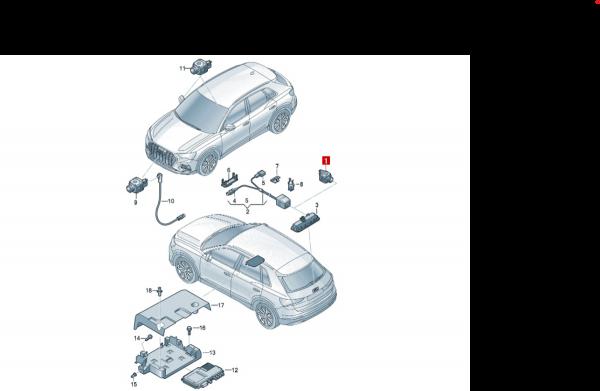 奧迪Q3倒車影像黑屏、宕機，可能是三個原因造成的，建議車主瞭解
