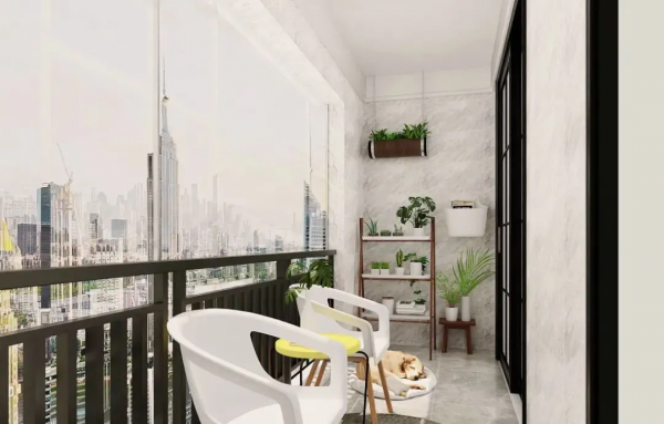 119㎡輕奢三房，衛生間擠出三分離，陽臺最讓人羨慕