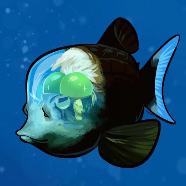 自帶戰鬥機駕駛艙的深海魚