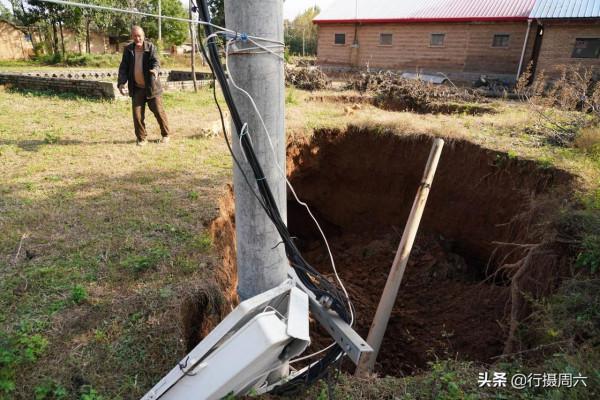 實拍河南農村地坑院,大雨過後四處有陷阱,看人們生活成啥樣 實拍河南農村地坑院,大雨過後四處有陷阱,看人們生活成啥樣