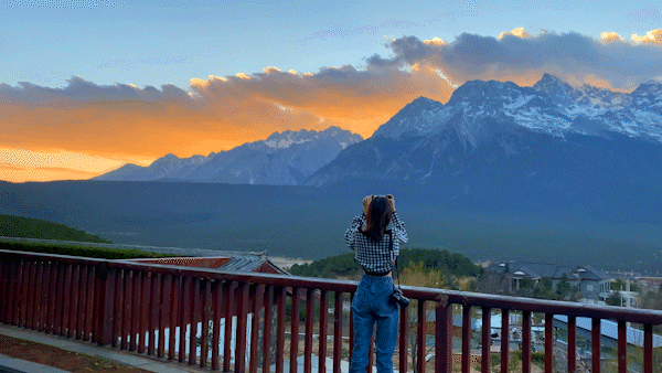 你在，便不辜負玉龍雪山的冬
