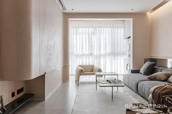 107平現代混搭灰粉色三室婚房 107平現代混搭灰粉色三室婚房