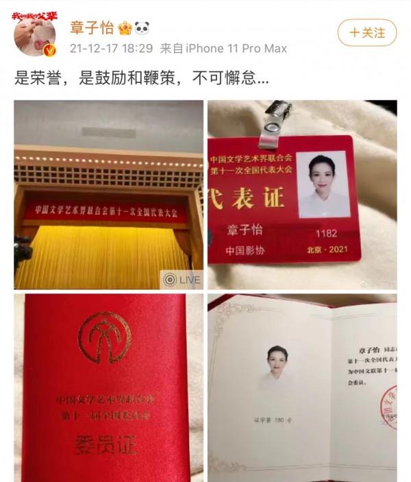 章子怡罕見“央視臉”顏值封神！曬絕美證件照，盤發穿襯衣美上天