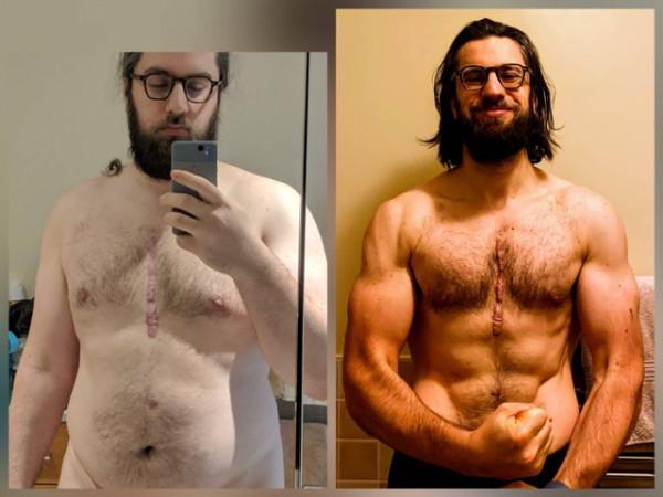 外國大叔模樣變帥氣小夥,看了這波健身前後對比照,有動力運動了 外國大叔模樣變帥氣小夥,看了這波健身前後對比照,有動力運動了