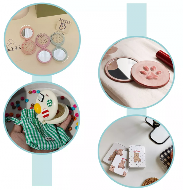 20款隨身小鏡子，可愛爆了！隨時隨地都要美麗