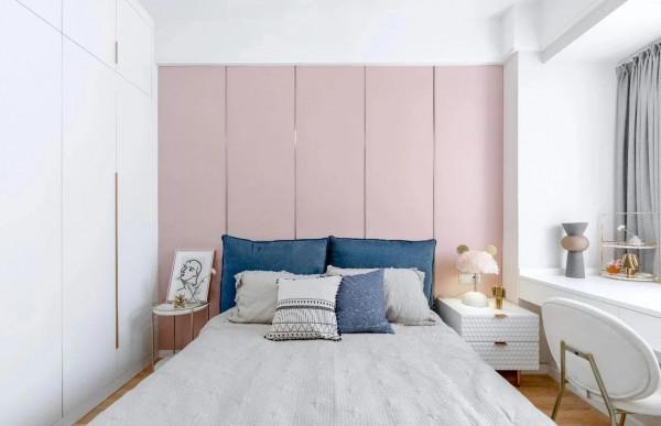 80平北歐三居室，浪漫優雅，三間臥室綽綽有餘