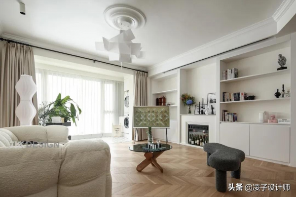 90後小姐姐的135㎡輕法式美家！簡約中不失浪漫優雅