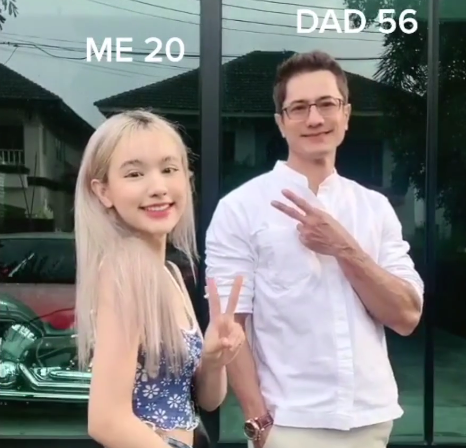 56歲泰國“吳彥祖”與女兒合照似情侶，網友調侃：這是我爸爸