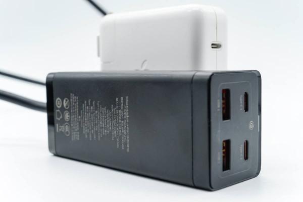 倍思100W氮化鎵桌面插線板評測：手機、筆記本充電一個就夠