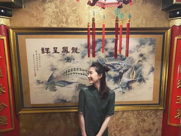 陳赫前妻曬新年美照！173cm穿旗袍比例驚豔，少女氣質不輸張子萱