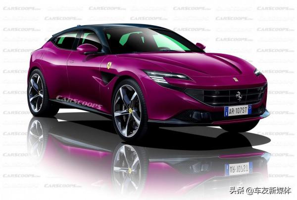 子彈說車丨或搭載6&period;5L V12發動機，法拉利首款SUV實車曝光