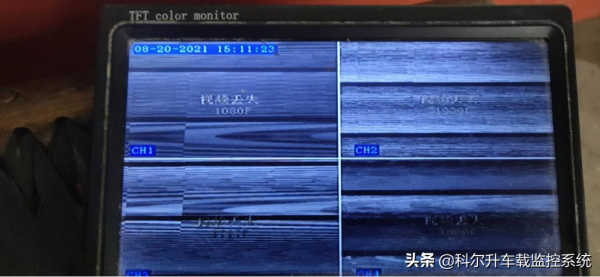 如何解決車載錄影機主機，接攝像頭以後顯示器上破圖的問題？